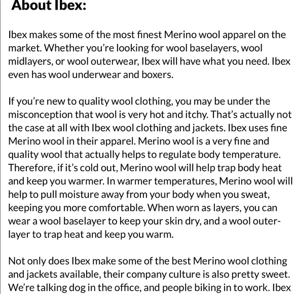 Ibex Art of the Wool bikini style panty - Picture 3 of 3